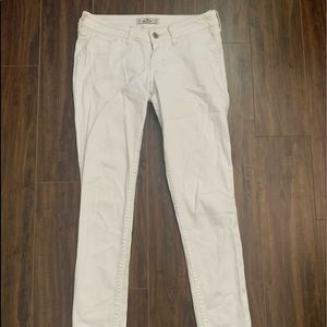 Hollister white jeans